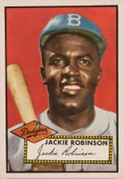 1952 Topps #312 Jackie Robinson Baseball Card