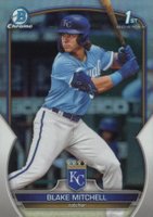 2023 Bowman Draft #BDC133 Blake Mitchell Chrome-Refractor Baseball Card