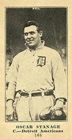 1916 Sporting News #168 Oscar Stanage Portrait Baseball Card