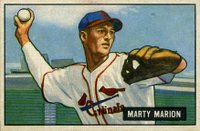 1951 Bowman #34 Marty Marion Baseball Card