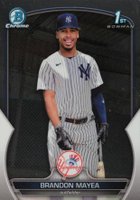 2023 Bowman Chrome Prospects #BCP188 Brandon Mayea Baseball Card