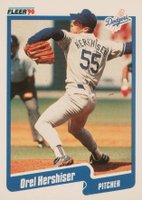 1990 Fleer #399 Orel Hershiser Baseball Card