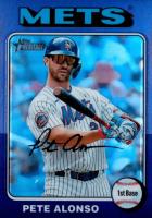 2024 Topps Heritage #410 Pete Alonso Chrome-Purple Baseball Card