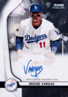 2020 Bowman Sterling Prospect Autographs #MV Miguel Vargas Baseball Card
