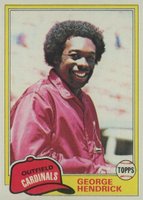 1981 Topps #230 George Hendrick Baseball Card