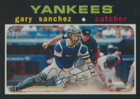 2020 Topps Heritage #5 Gary Sanchez Baseball Card