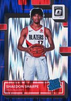 2022 Panini Donruss Optic #249 Shaedon Sharpe Purple Shock Basketball Card