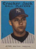 2004 Topps Cracker Jack #232 Derek Jeter Mini Blue Baseball Card