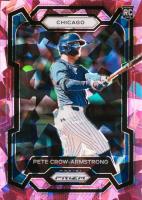 2024 Panini Prizm #203 Pete Crow-Armstrong Pink Ice Baseball Card