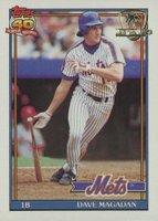 1991 Topps Desert Shield #480 Dave Magadan Baseball Card