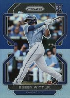 2022 Panini Prizm #33 Bobby Witt Jr. Navy Blue Carolina Blue Prizm Baseball Card