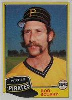 1981 Topps #194 Rod Scurry Baseball Card