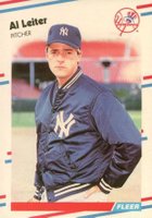 1988 Fleer Update Glossy #U-49 Al Leiter Baseball Card