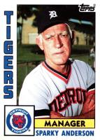 1984 Topps Tiffany #259 Sparky Anderson Baseball Card