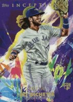 2020 Topps Inception #57 Bo Bichette Purple Baseball Card