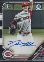 2019 Bowman Draft Chrome Draft Picks Autograph #CDANL Nick Lodolo Black Refractor Baseball Card