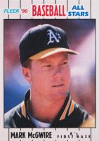 1990 Fleer Baseball All-Stars #25 Mark McGwire Baseball Card