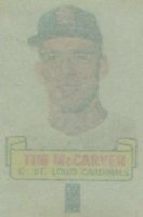1966 Topps Rub-Offs #63 Tim McCarver Baseball Card