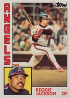 1984 Topps #100 Reggie Jackson Baseball Card