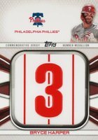 2022 Topps Player Jersey Commemorative Medallion #JNMBH Bryce Harper Baseball Card