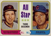 1974 Topps #334 All-Star Third Basemen Baseball Card