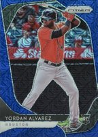 2020 Panini Prizm #181 Yordan Alvarez Blue Mojo Prizm Baseball Card