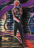 2023 Panini Select #269 Scoot Henderson Neon Purple Pulsar Fotl Basketball Card