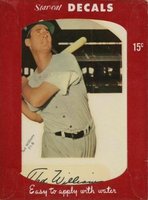 1952 Star-Cal Decals Type 1 #71-B Ted Williams Baseball Card