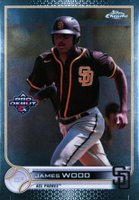 2022 Topps Pro Debut #PDC132 James Wood Chrome Baseball Card