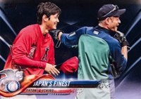 2018 Topps Update #US153 Ichiro/Shohei Ohtani Black Baseball Card