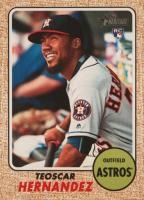 2017 Topps Heritage  #654 Teoscar Hernandez Mini Baseball Card