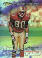1999 Finest Prominent Figures #PF54 Jerry Rice Football Card