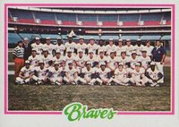 1978 Topps #551 Atlanta Braves Team Baseball Card