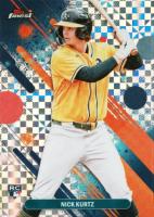 2025 Topps Finest #10 Nick Kurtz Checkerboard Refractor Baseball Card