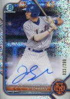 2022 Bowman Chrome Prospect Autographs #CPAJS JT Schwartz Speckle Refractor Baseball Card