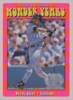 1999 Upper Deck Wonder Years #WY12 Derek Jeter Double Baseball Card