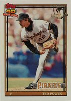 1991 Topps Desert Shield #621 Ted Power Baseball Card