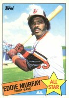 1985 Topps Tiffany #701 Eddie Murray Baseball Card