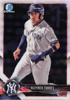 2018 Bowman Prospects Chrome #100 Gleyber Torres Baseball Card