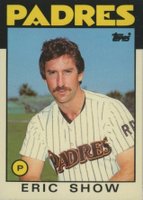 1986 Topps Tiffany #762 Eric Show Baseball Card