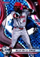 2024 Bowman's Best #20 Elly de La Cruz Blue X-Fractor Baseball Card