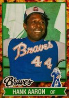 1982 Cracker Jack #9 Hank Aaron Hand Cut Baseball Card
