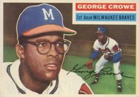 1956 Topps #254 George Crowe Baseball Card