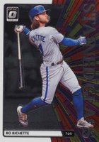 2020 Panini Donruss Optic Stained Glass #SG9 Bo Bichette Baseball Card