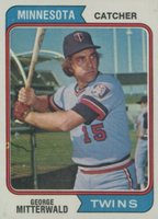 1974 Topps #249 George Mitterwald Baseball Card