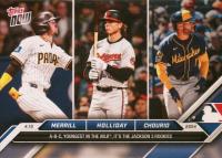 2024 Topps Now #62 Jackson Chourio/Jackson Holliday/Jackson Merrill Baseball Card