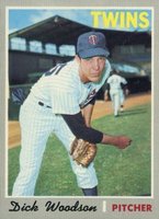 1970 Topps #479 Dick Woodson Baseball Card