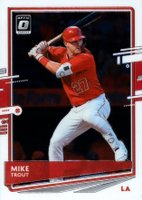 2020 Panini Donruss Optic #142 Mike Trout Baseball Card