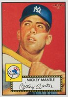 2006 Topps 1952 #311 Mickey Mantle Red Baseball Card