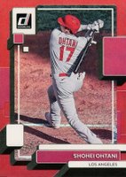 2022 Panini Donruss #147 Shohei Ohtani Holo Red Baseball Card